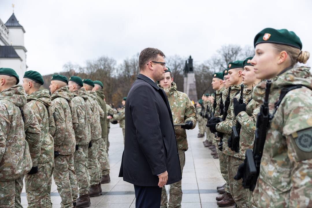 Lietuvos karo akademijos pirmakursių priesaikos ceremonija
