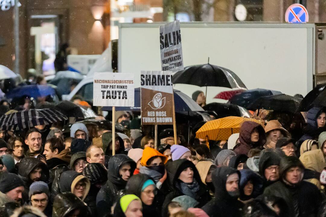 G. Paluckas šįkart žada pasikalbėti su protestuotojais prieš koaliciją su „aušriečiais“