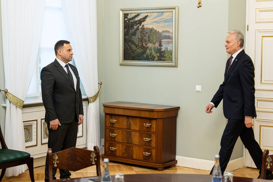 Prezidentas susitiko su kandidatu į žemės ūkio ministrus I. Hofmanu
