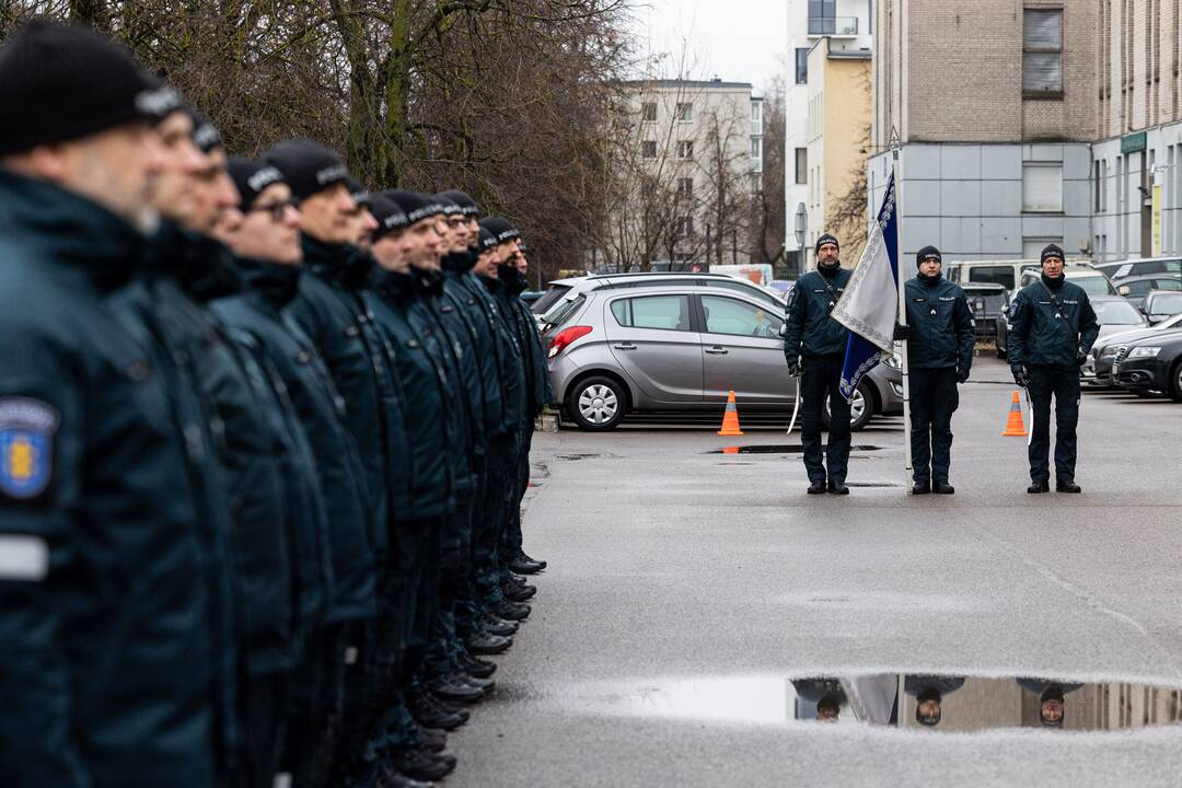 Vilniaus apskr. VPK vadų pasikeitimo ceremonija
