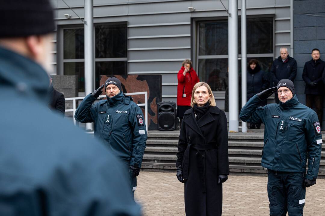 Vilniaus apskr. VPK vadų pasikeitimo ceremonija