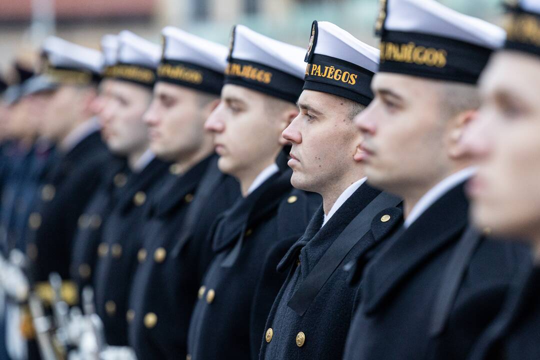 Iškilminga ministrų pasikeitimo ceremonija prie KAM