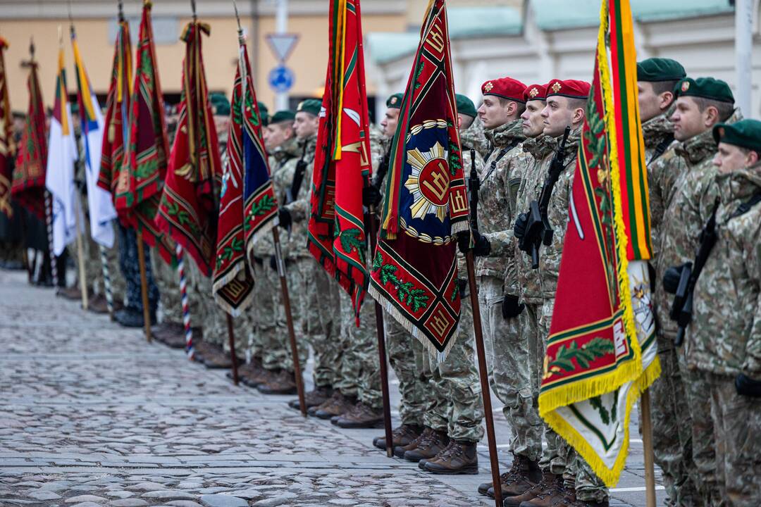Iškilminga ministrų pasikeitimo ceremonija prie KAM