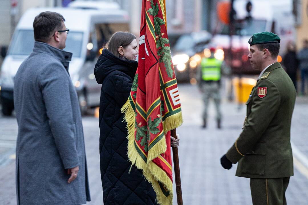 Iškilminga ministrų pasikeitimo ceremonija prie KAM