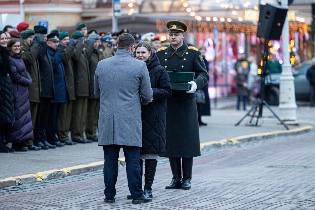 Iškilminga ministrų pasikeitimo ceremonija prie KAM