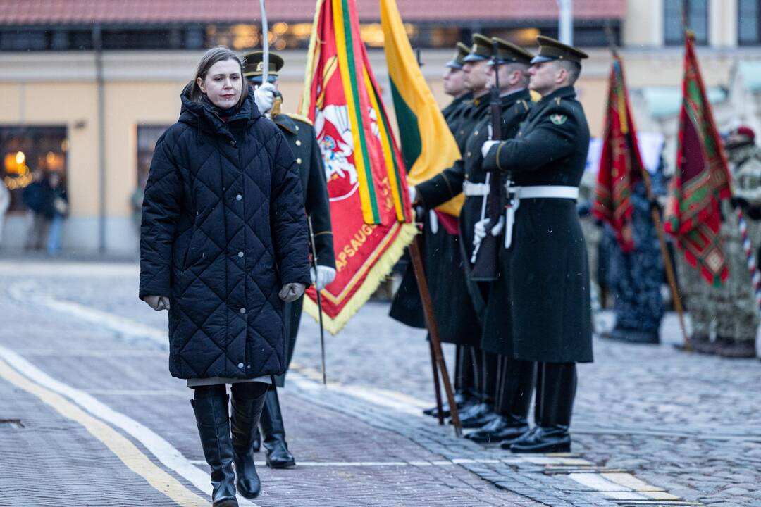 Iškilminga ministrų pasikeitimo ceremonija prie KAM