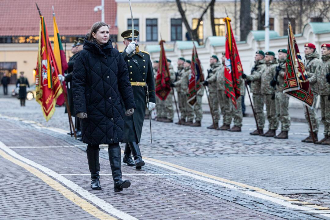 Iškilminga ministrų pasikeitimo ceremonija prie KAM