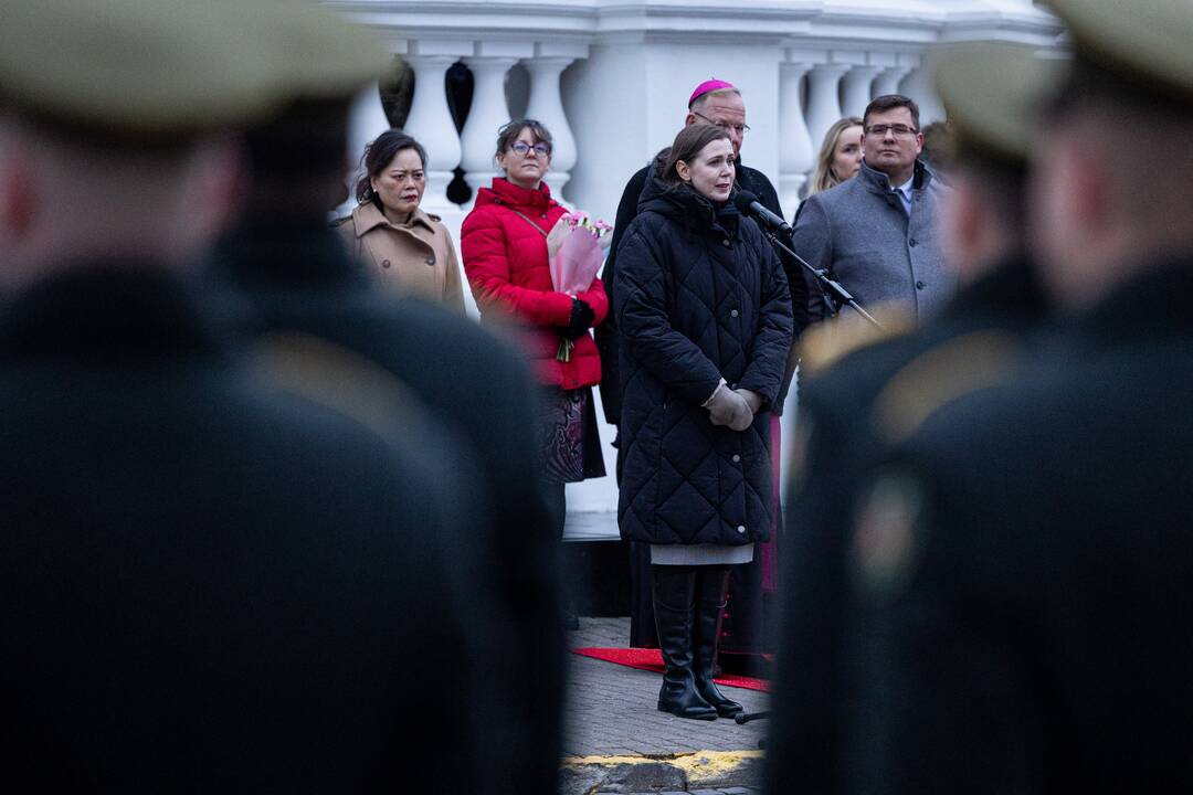 Iškilminga ministrų pasikeitimo ceremonija prie KAM