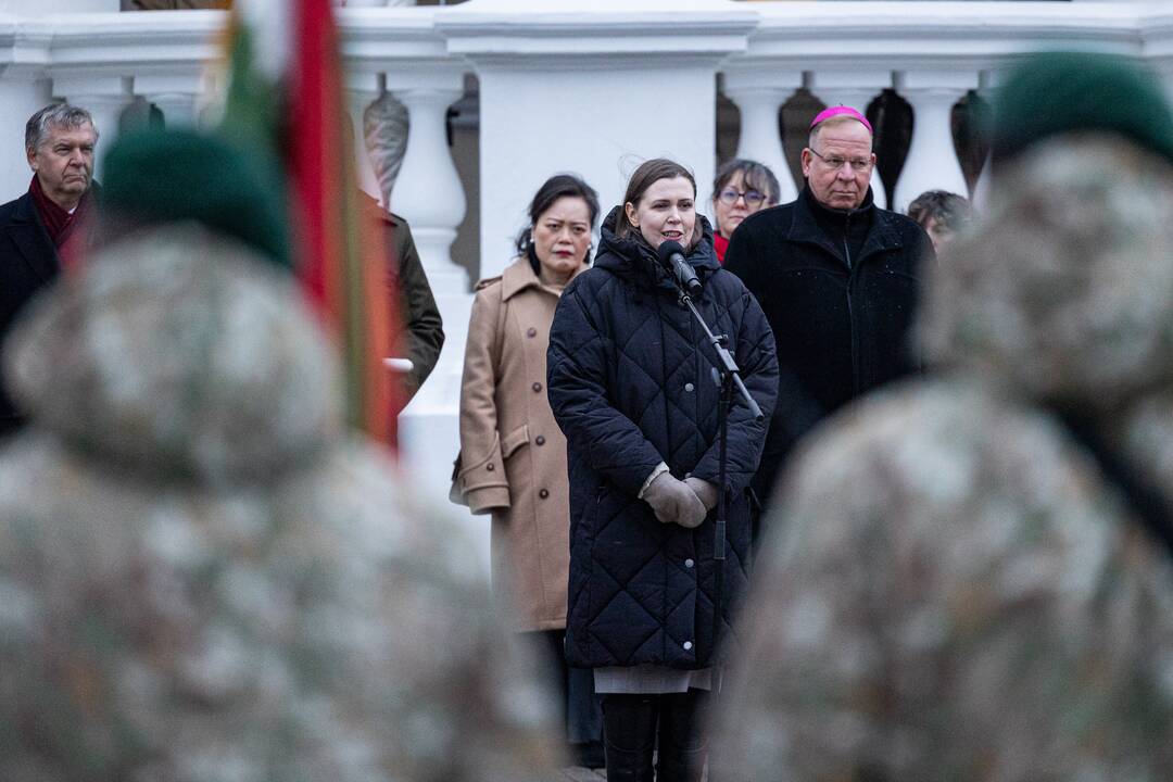 Iškilminga ministrų pasikeitimo ceremonija prie KAM
