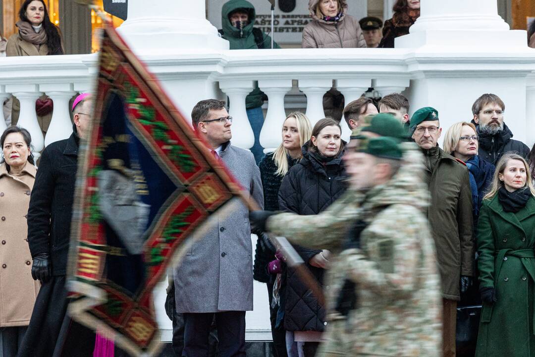 Iškilminga ministrų pasikeitimo ceremonija prie KAM
