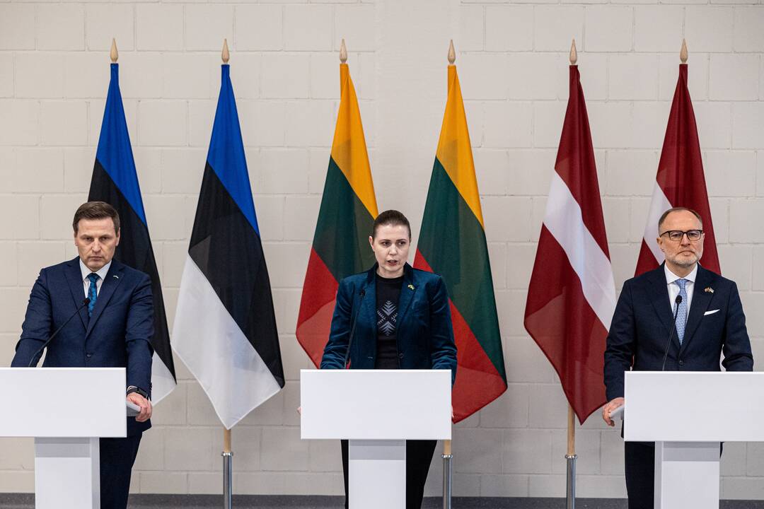 Trijų Baltijos valstybių gynybos ministrų susitikimas ir komunikato pasirašymas