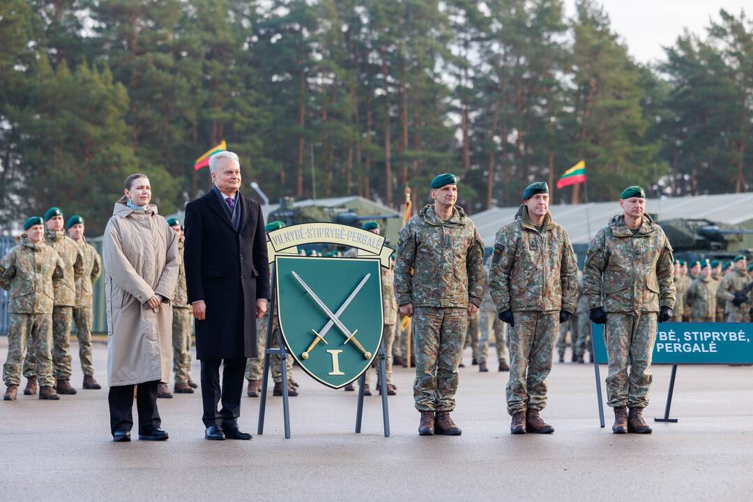 Divizijos atkūrimo ceremonija