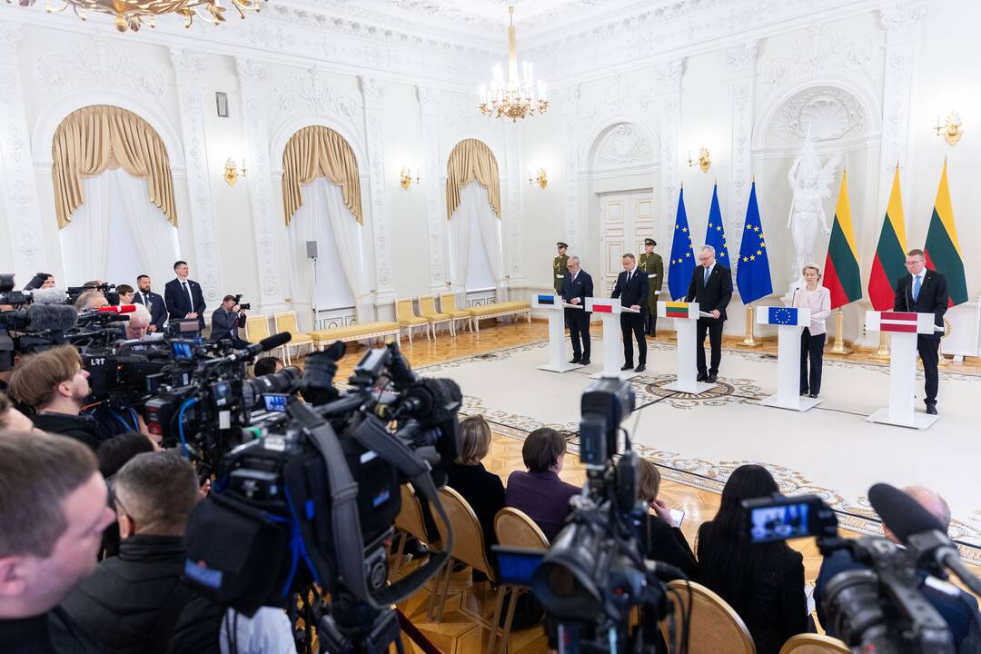 Susitiko Lietuvos, Lenkijos, Estijos, Latvijos ir Europos Komisijos vadovai