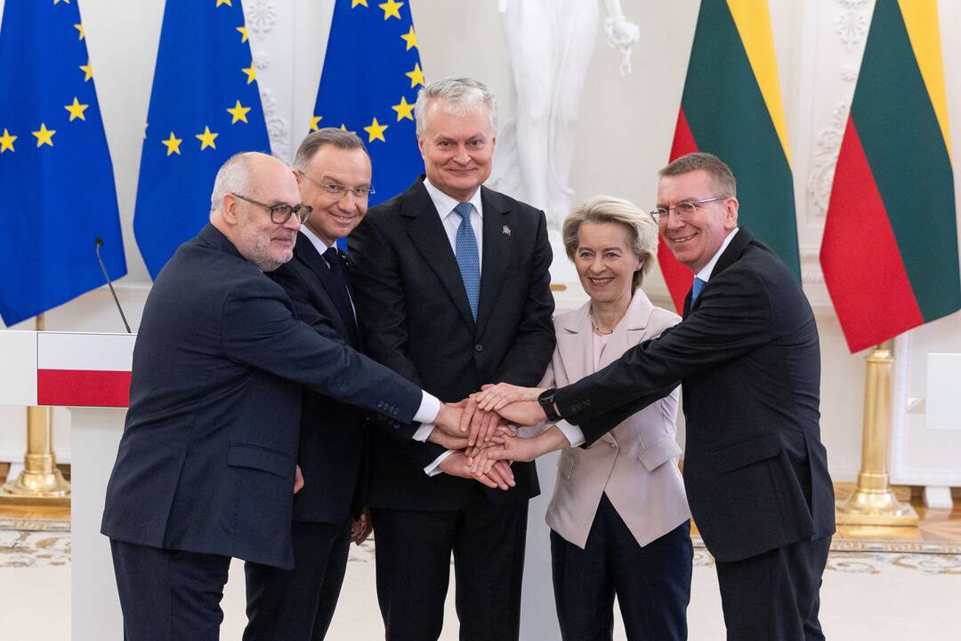 Susitiko Lietuvos, Lenkijos, Estijos, Latvijos ir Europos Komisijos vadovai