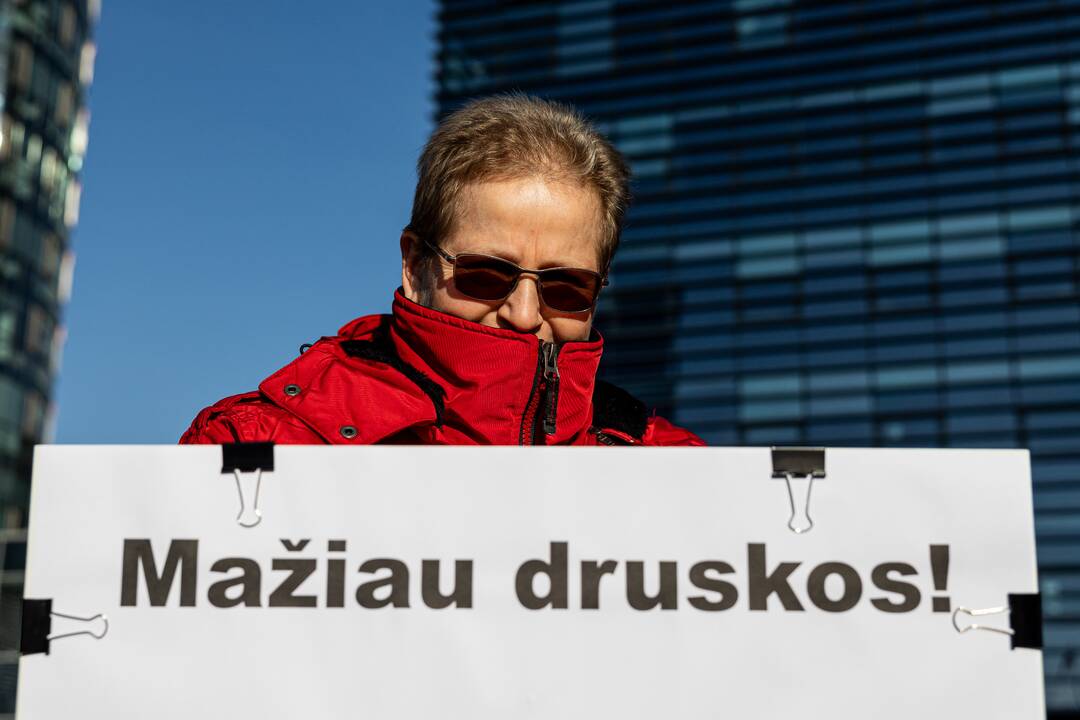 Protestas dėl perteklinio druskos naudojimo prižiūrint gatves