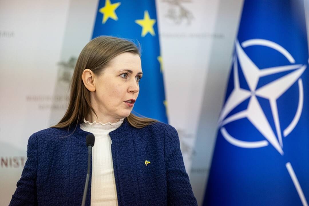 Šakalienė po pokalbio su Pentagono vadovu: pabrėžė, kad tai neatitinka tikrovės