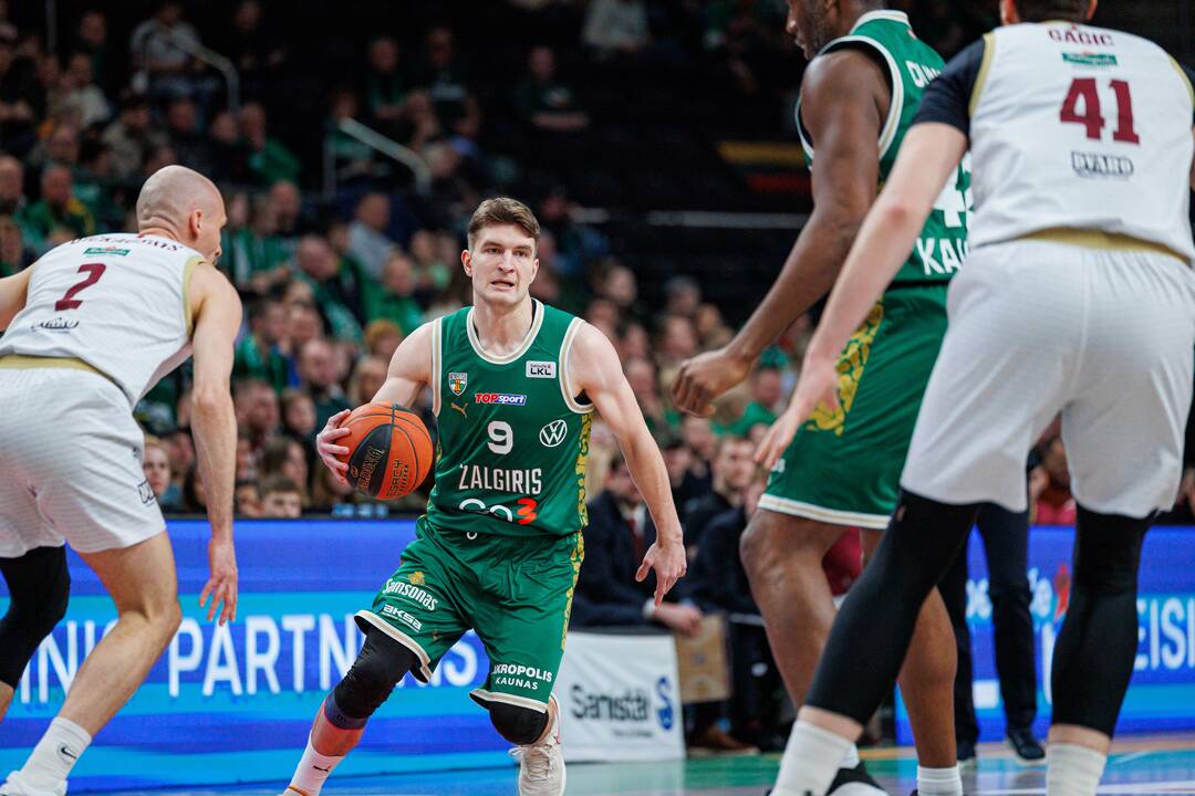 LKL rungtynėse Kaune susitiko Kauno „Žalgiris“ ir Panevėžio „Lietkabelis“