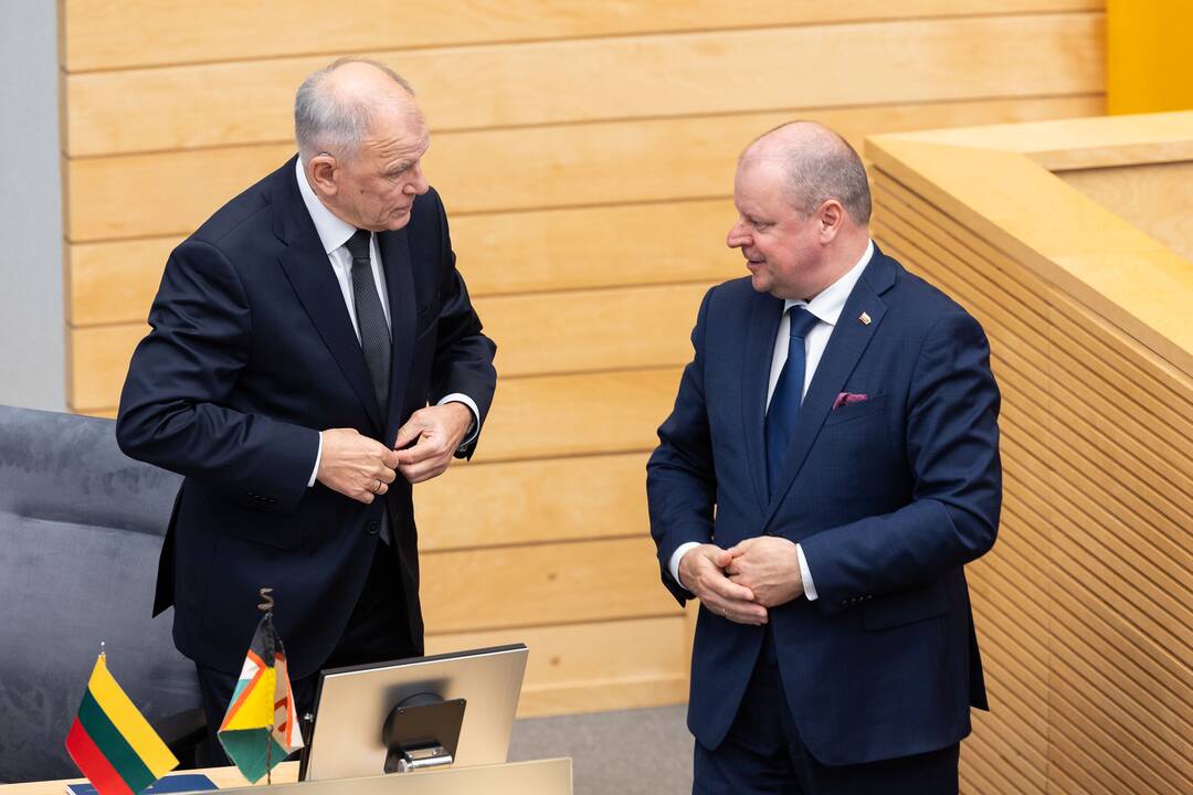 V. P. Andriukaičiui ir V. Matei įteiktos Aleksandro Stulginskio žvaigždės