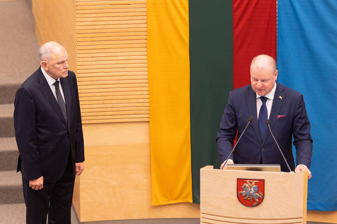 V. P. Andriukaičiui ir V. Matei įteiktos Aleksandro Stulginskio žvaigždės