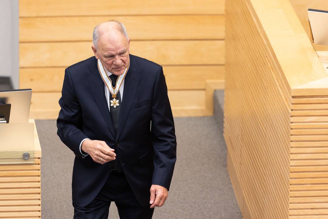 V. P. Andriukaičiui ir V. Matei įteiktos Aleksandro Stulginskio žvaigždės