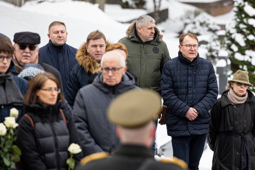 Signataro S. Pečeliūno laidotuvės
