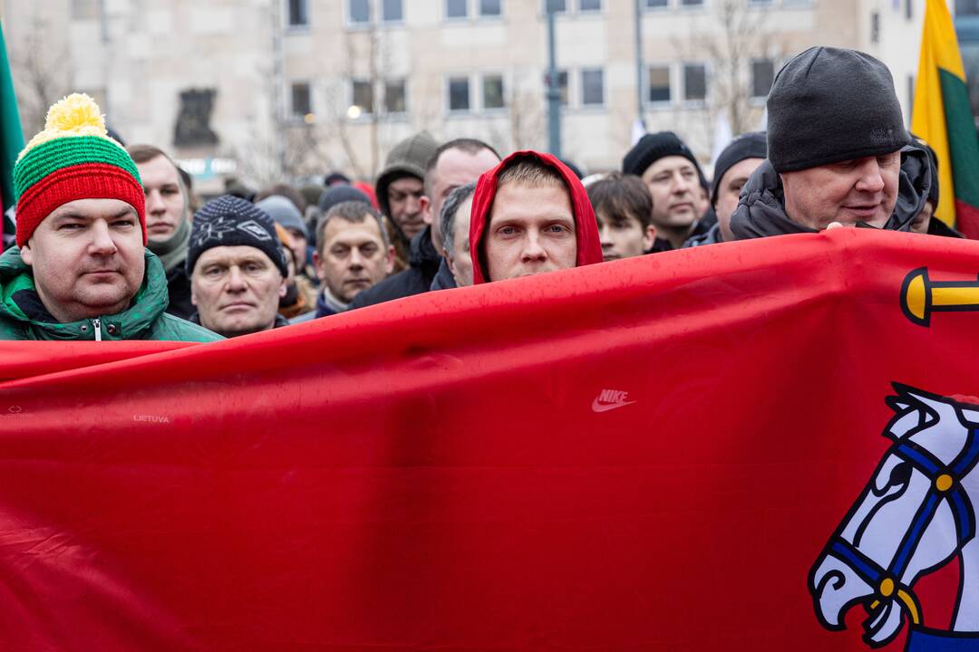 Vilniuje prasidėjo žemdirbių mitingas