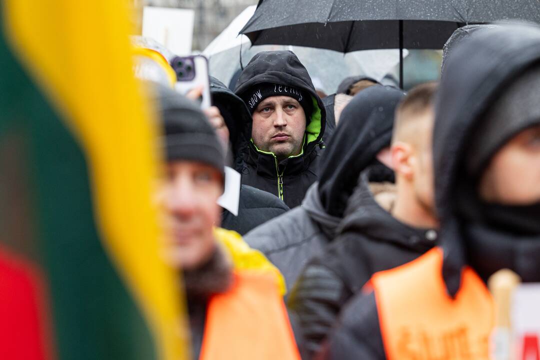 Vilniuje prasidėjo žemdirbių mitingas
