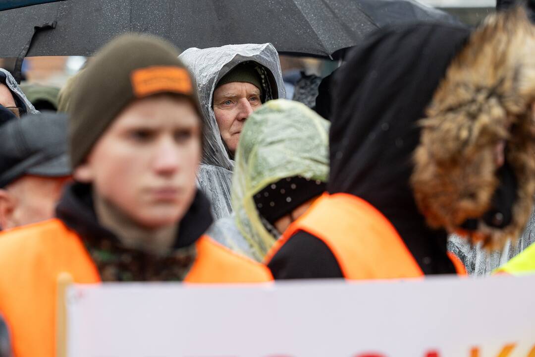 Vilniuje prasidėjo žemdirbių mitingas