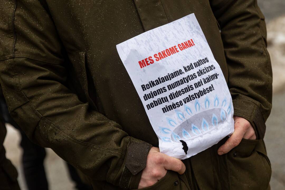 Vilniuje prasidėjo žemdirbių mitingas