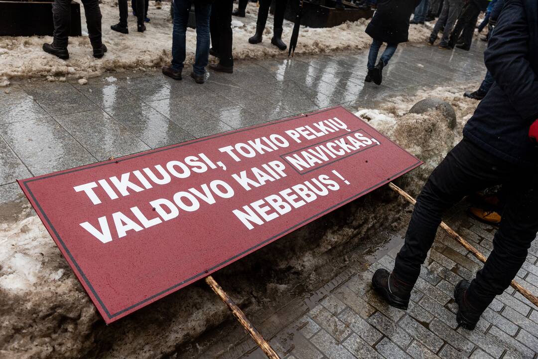 Vilniuje prasidėjo žemdirbių mitingas