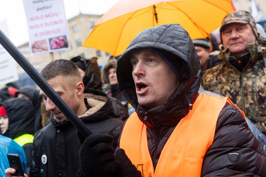 Vilniuje prasidėjo žemdirbių mitingas