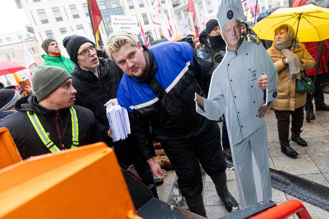Vilniuje prasidėjo žemdirbių mitingas