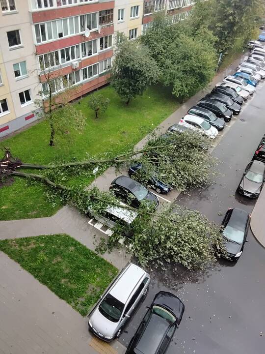 Lietuvoje siautėja stichija