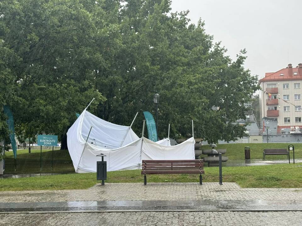 Lietuvoje siautėja stichija