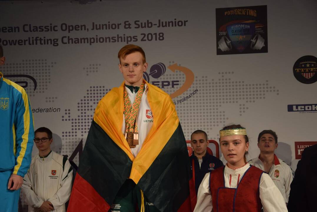 Vidmantas Žibūda ir jo treneris Artūras Mačionis