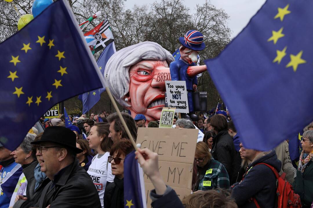 Masinė demonstracija prieš „Brexit“