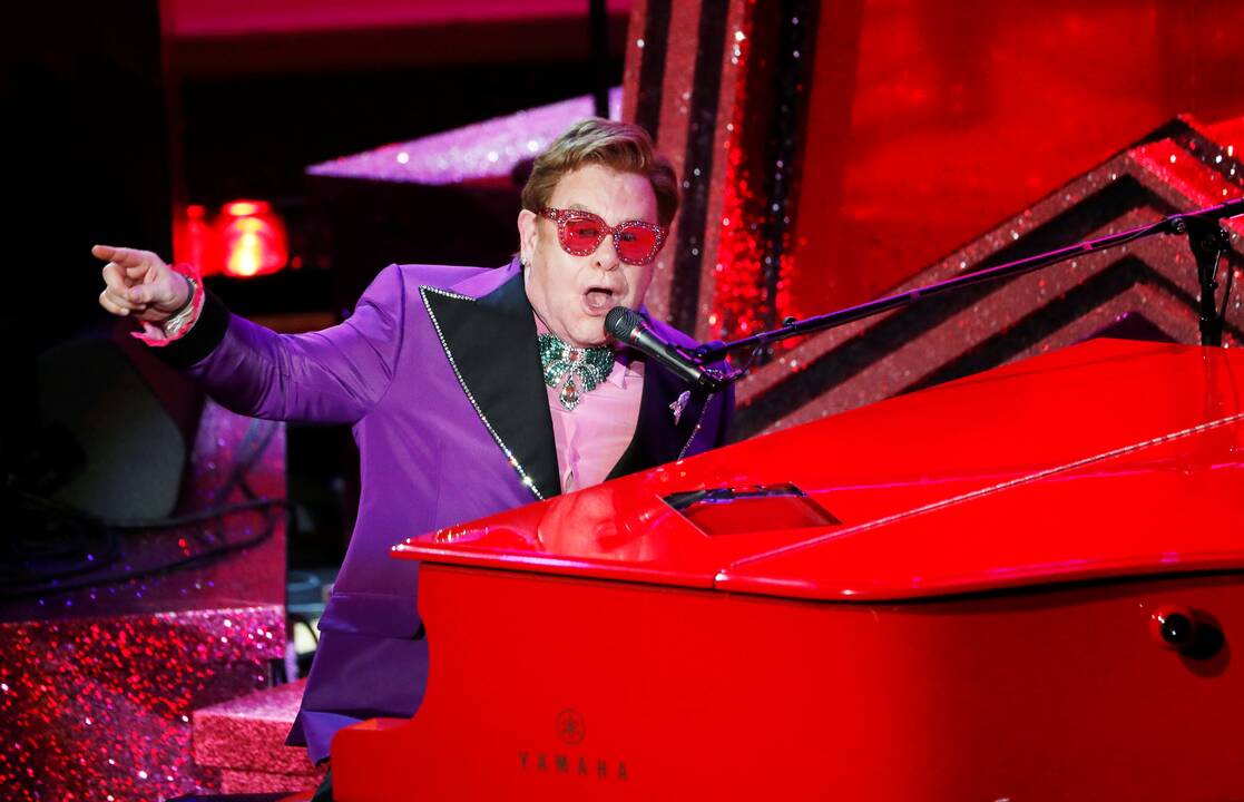 Eltonas Johnas ir Dalia Ibelhauptaitė