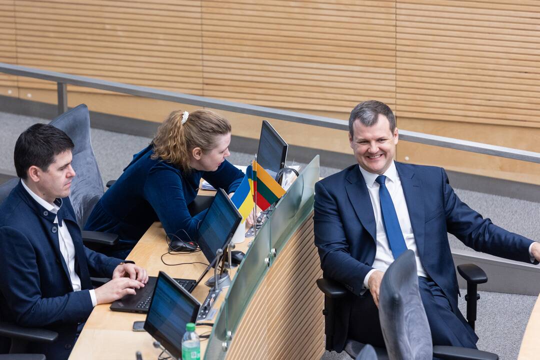 Seime premjerė pristatė praėjusių metų Vyriausybės veiklos ataskaitą
