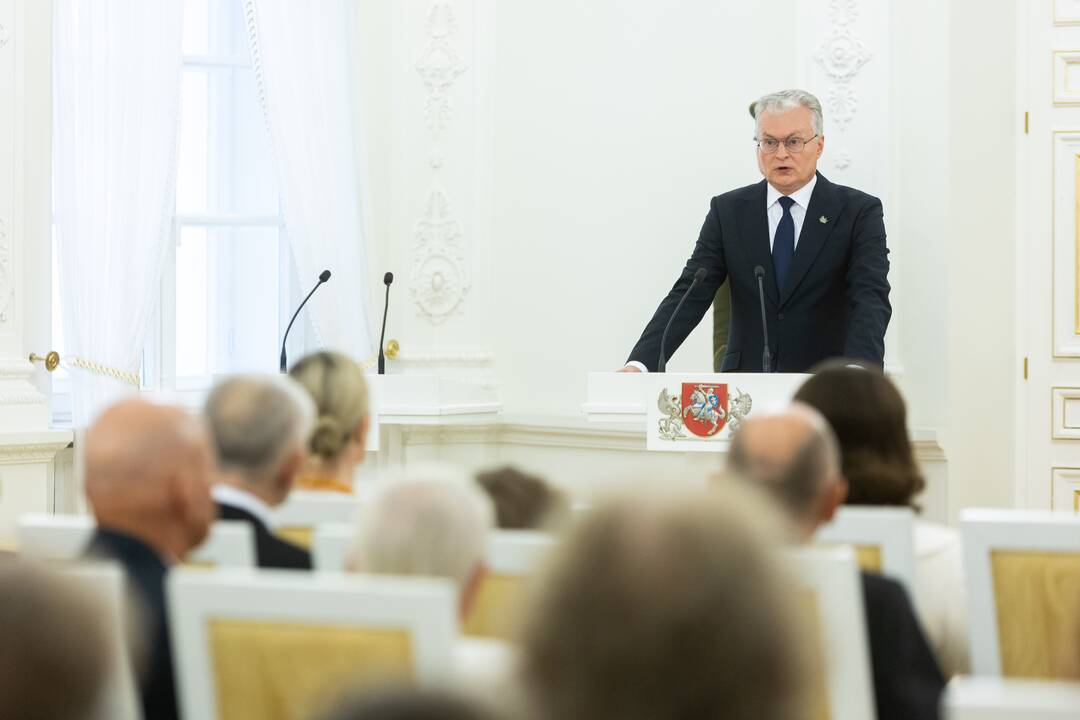 Valstybės apdovanojimų įteikimo ceremonija