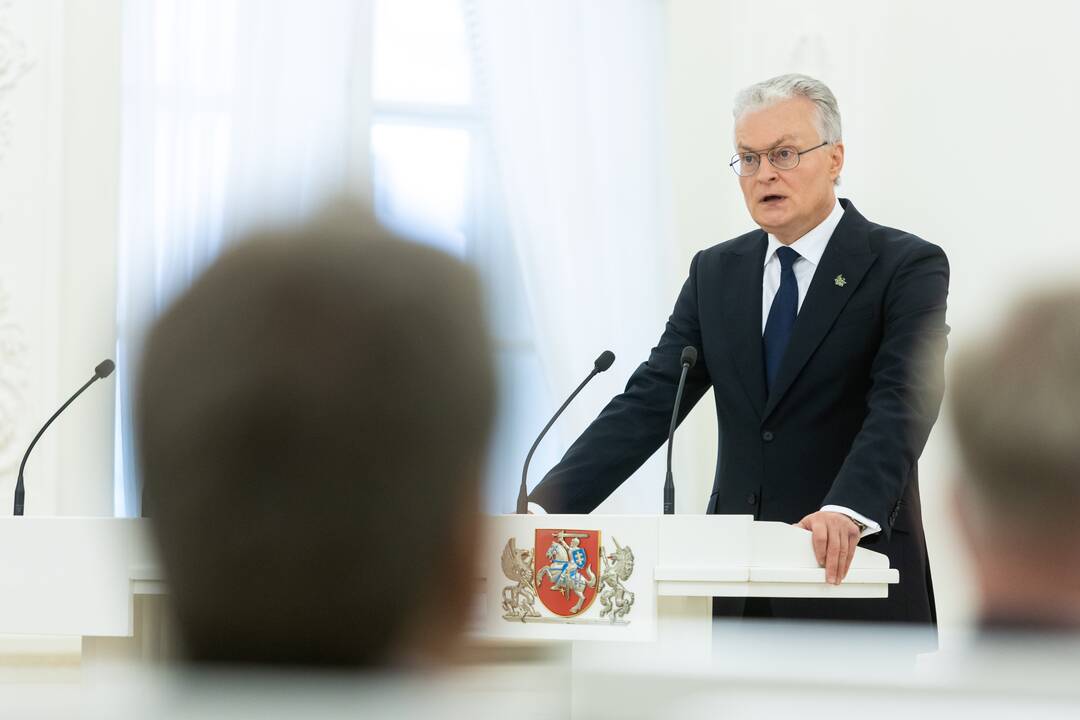 Valstybės apdovanojimų įteikimo ceremonija