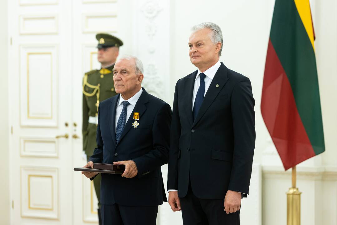 Valstybės apdovanojimų įteikimo ceremonija