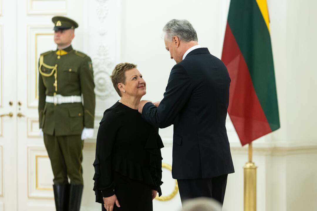 Valstybės apdovanojimų įteikimo ceremonija