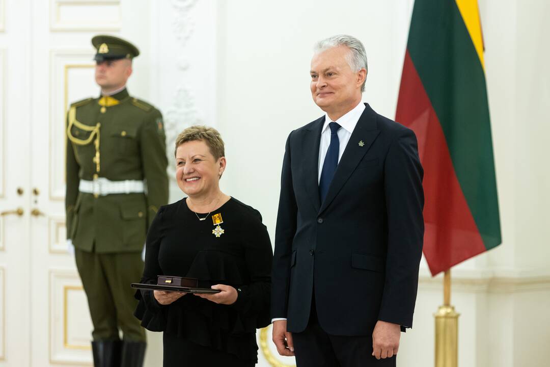 Valstybės apdovanojimų įteikimo ceremonija