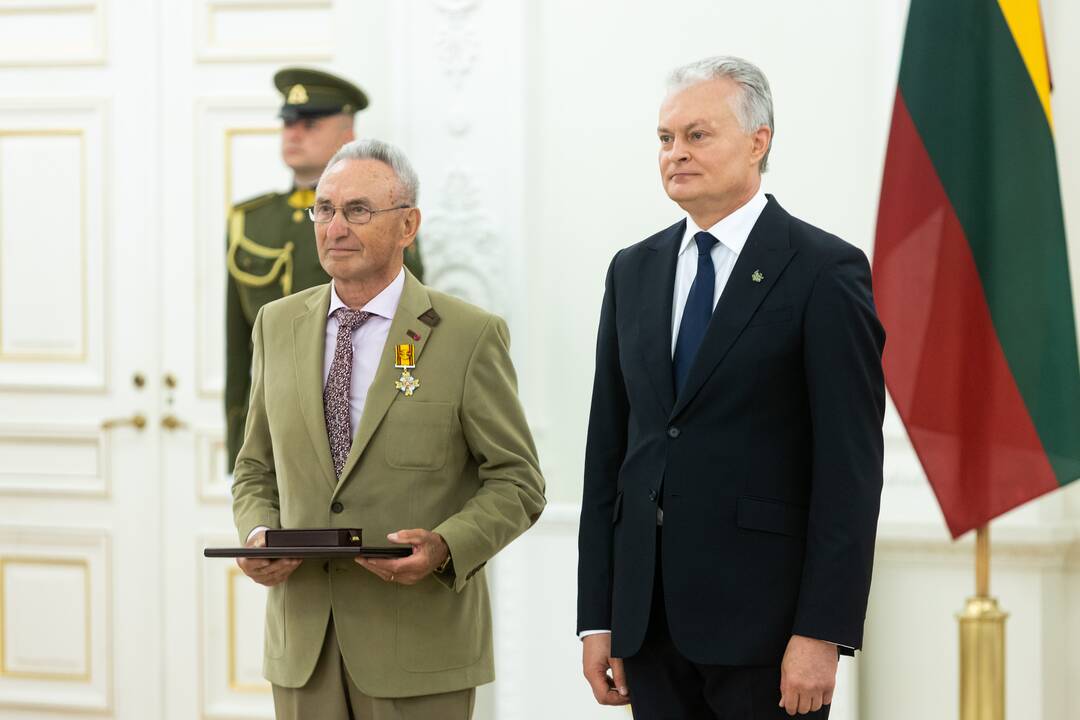 Valstybės apdovanojimų įteikimo ceremonija