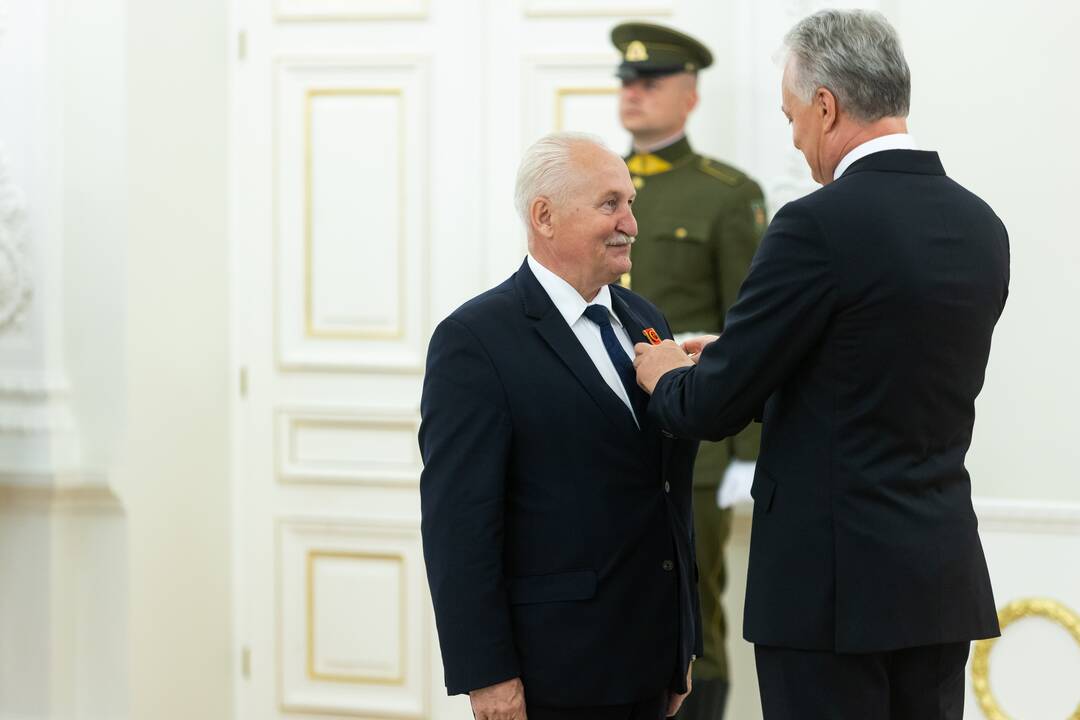 Valstybės apdovanojimų įteikimo ceremonija