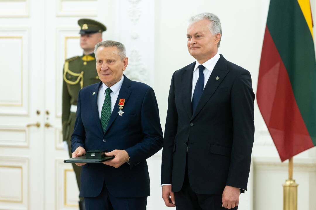 Valstybės apdovanojimų įteikimo ceremonija