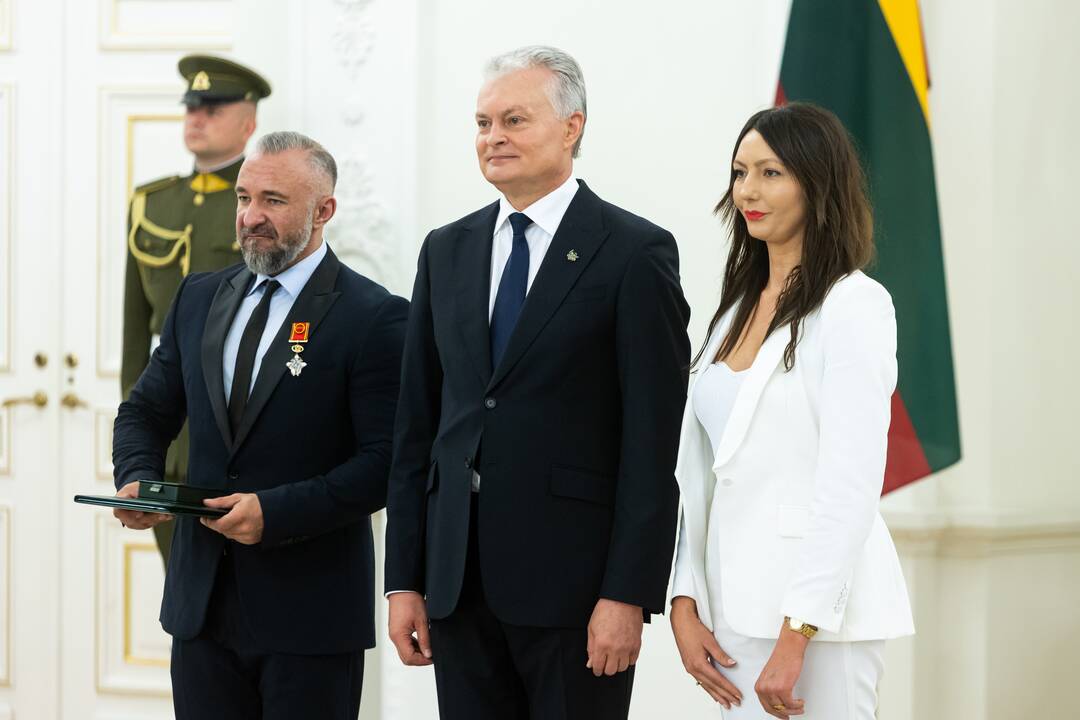 Valstybės apdovanojimų įteikimo ceremonija