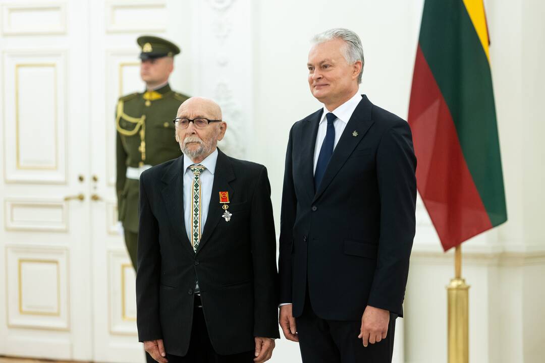 Valstybės apdovanojimų įteikimo ceremonija