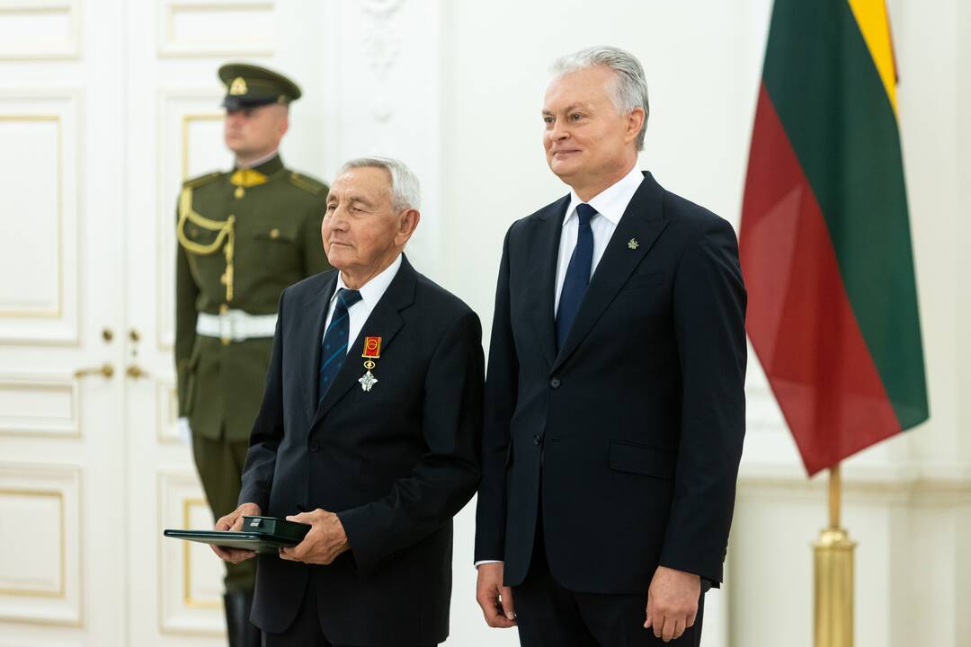 Valstybės apdovanojimų įteikimo ceremonija