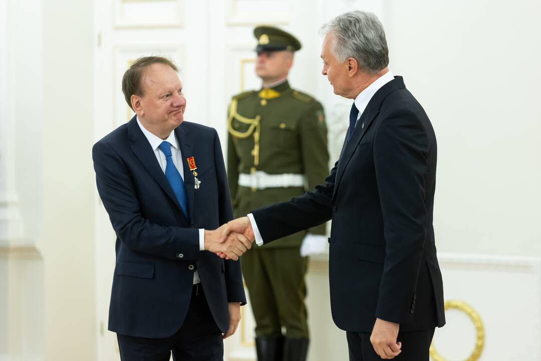 Valstybės apdovanojimų įteikimo ceremonija